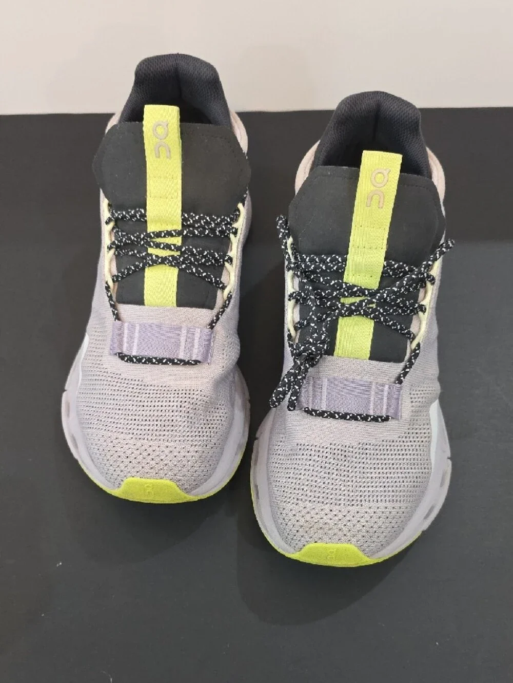 On Running CloudNova Women's Lavender + Neon Yellow Sneakers Size 8